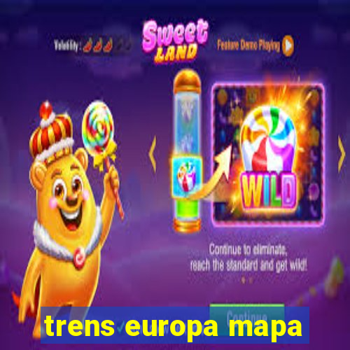 trens europa mapa